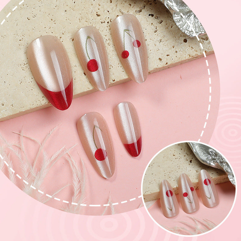 Floral Patterned Press-On Nail Set