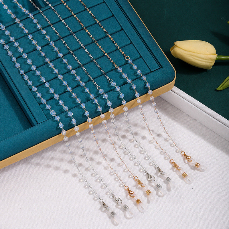 Elegant Beaded Eyewear Retainer Chain Kalsten