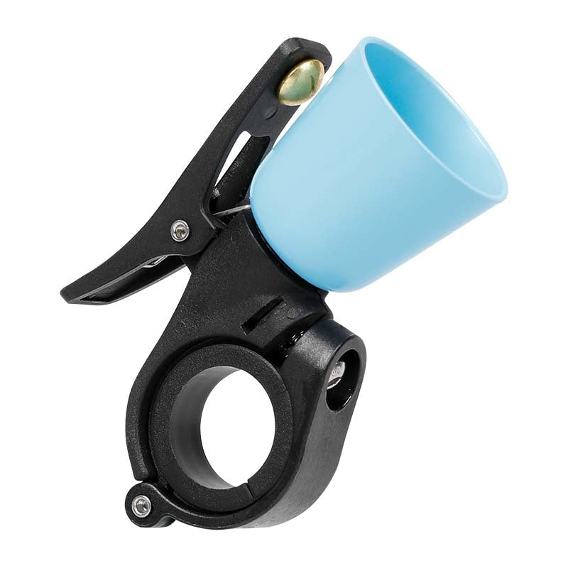 handlebar-mounted bicycle safety horn with universal quick-release clamp Kalsten