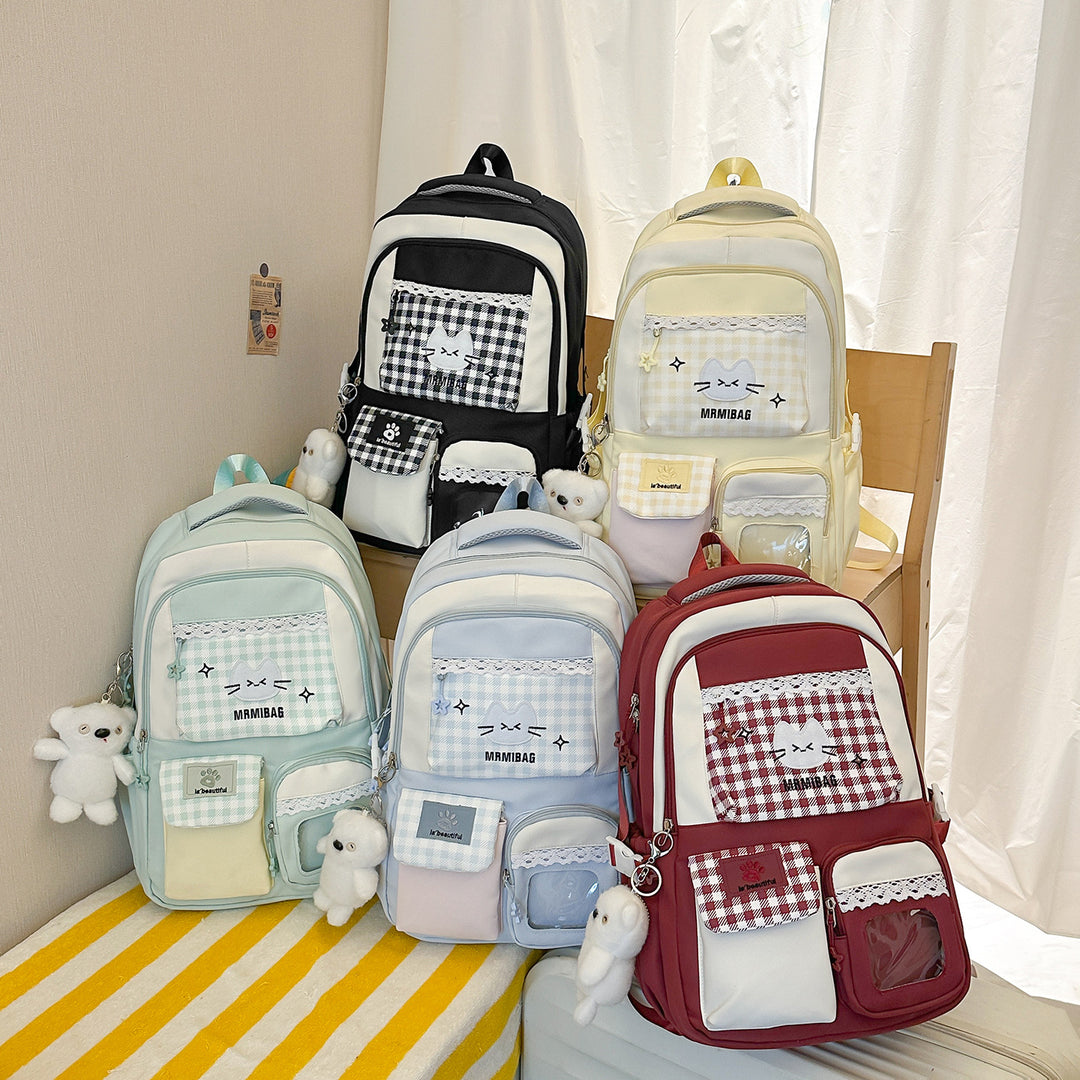 Stylish Multi-Functional Backpack with Cute Accents Kalsten