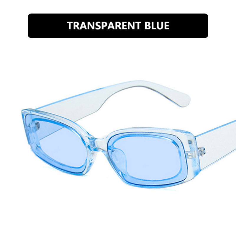 Ladies fashionable transparent sunglasses with square design Kalsten