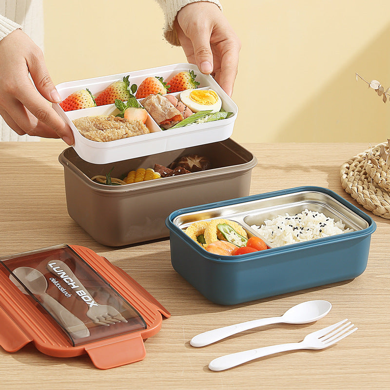 Multi-Compartment Insulated Lunch Container