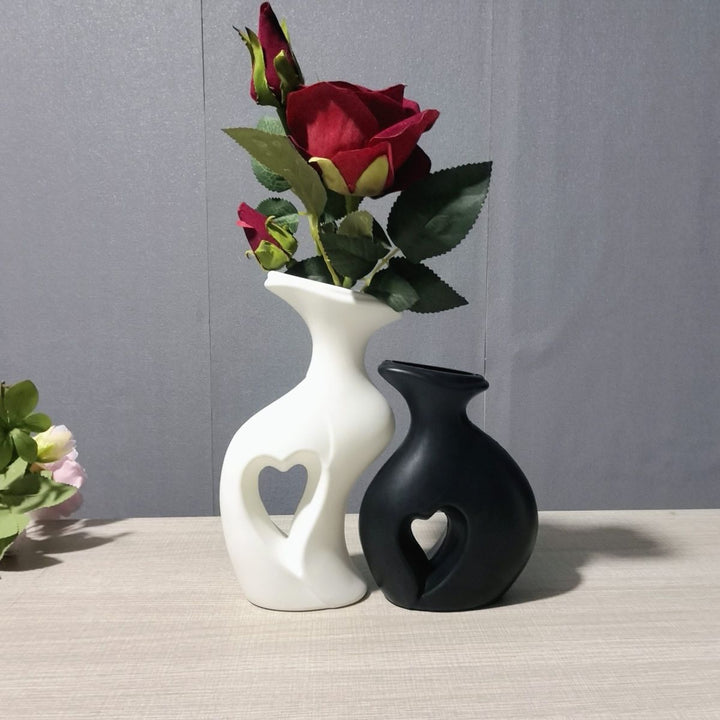 Modern Heart-Shaped Decorative Vase Kalsten