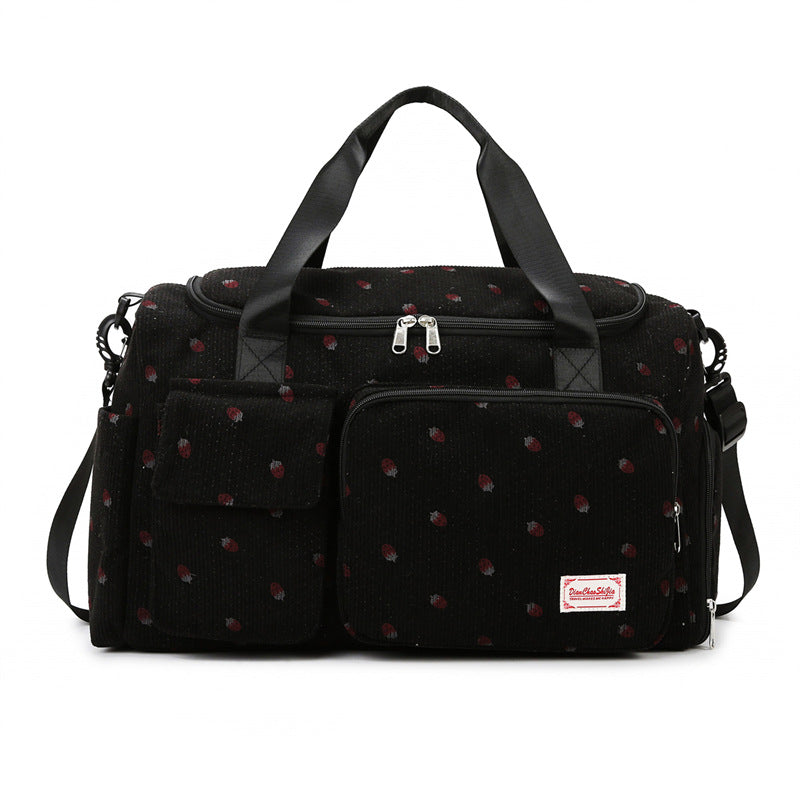 Stylish Corduroy Weekender Duffel