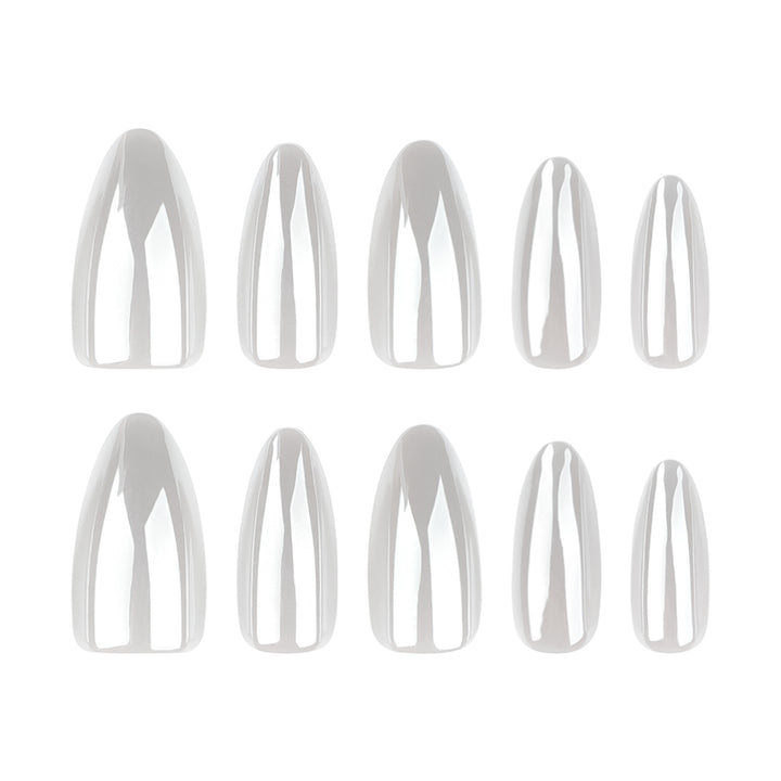 Artful stiletto nails with elegant shine details Kalsten