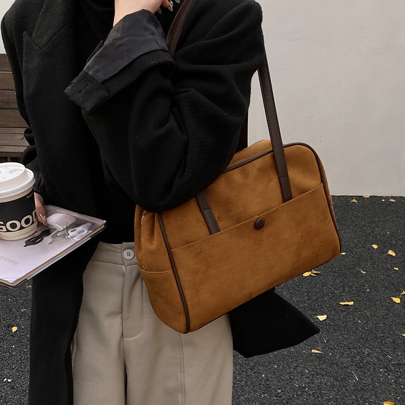 Chic Structured Handheld Tote Bag