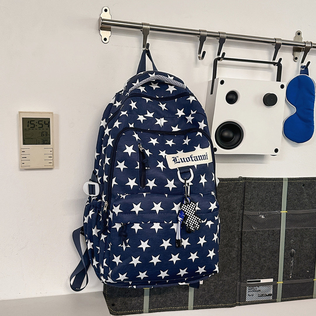 Casual Star-Patterned Backpack Kalsten 1791205638