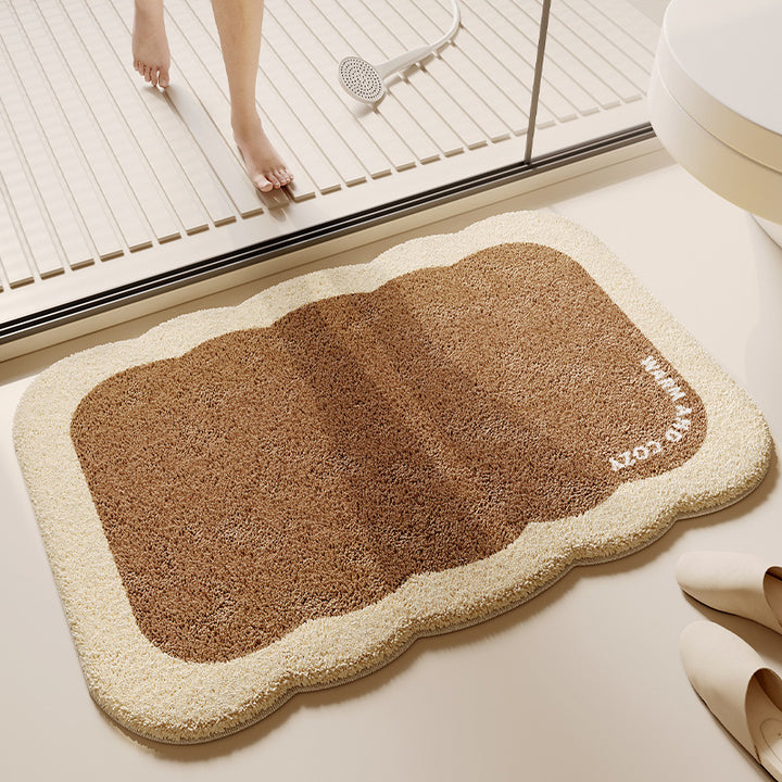 Soft Textured Bathroom Rug Kalsten