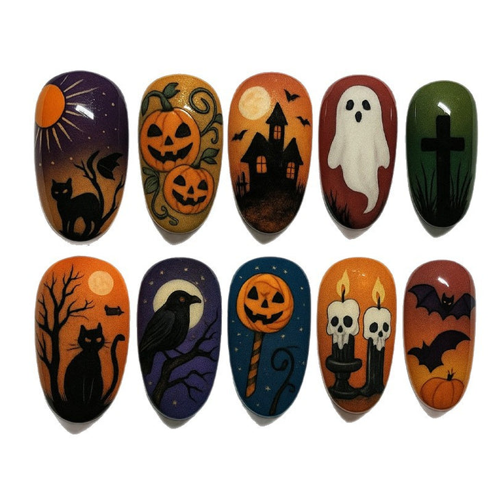 Halloween-Themed Press-On Nail Set Kalsten 1788495816