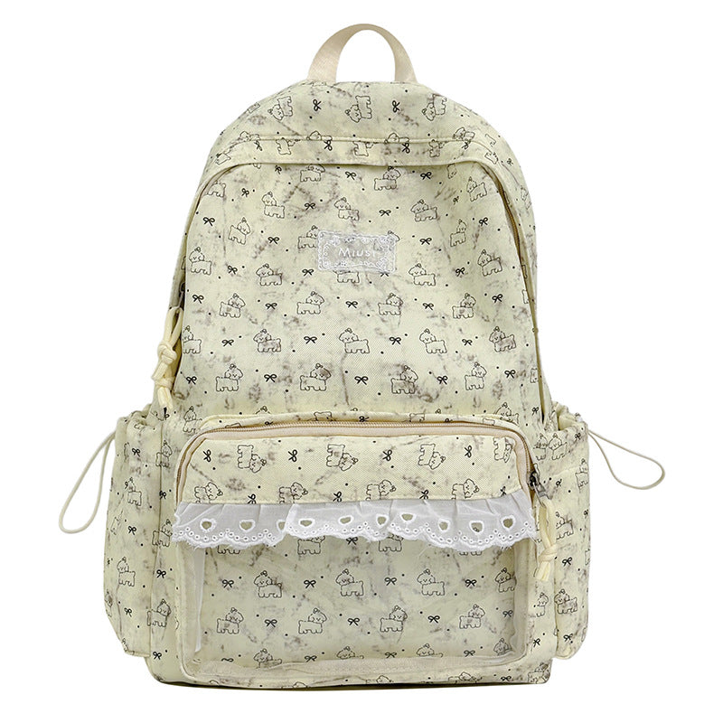 Cute Cartoon-Themed Transparent Backpack Kalsten