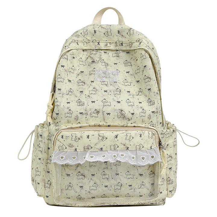 Cute Cartoon-Themed Transparent Backpack Kalsten