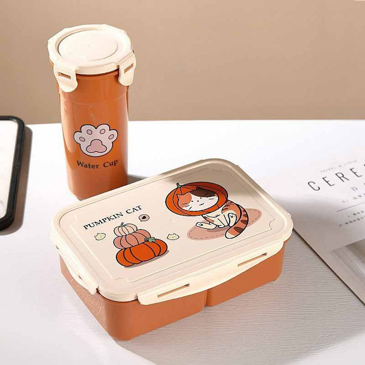 Creative Cat-Themed Food Storage Container