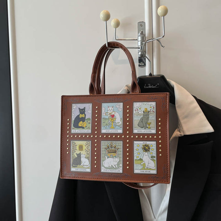 Cat-Themed Art Tote