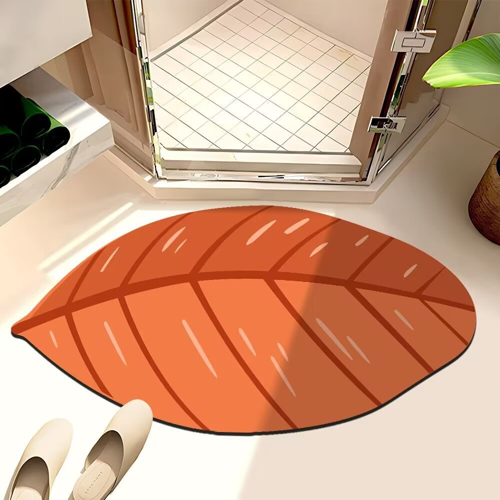 Leaf-Shaped Bath Mat Kalsten