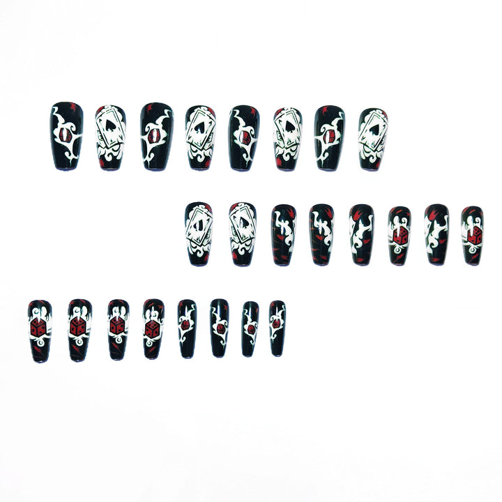 Artistic Playing Card Nail Art Kalsten
