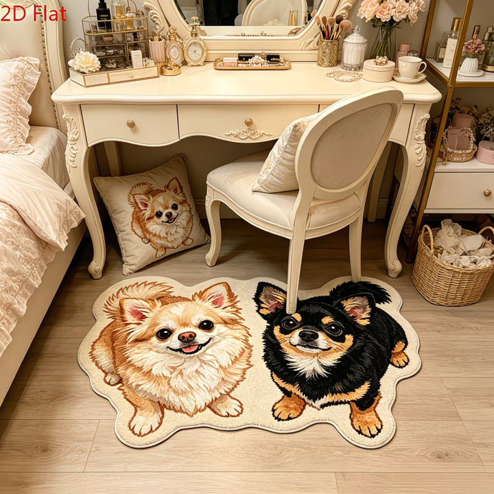 Cute Dog-Shaped Rug