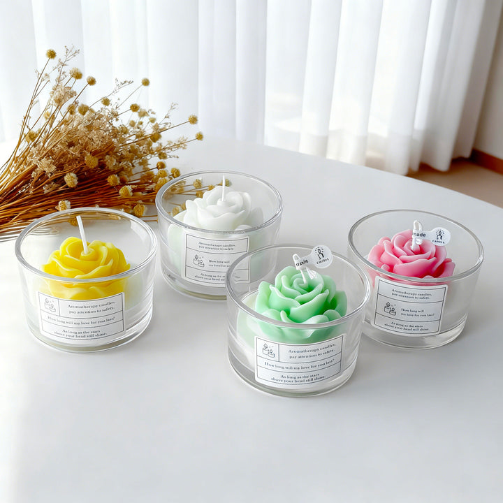 Aromatherapy Rose-Shaped Candle