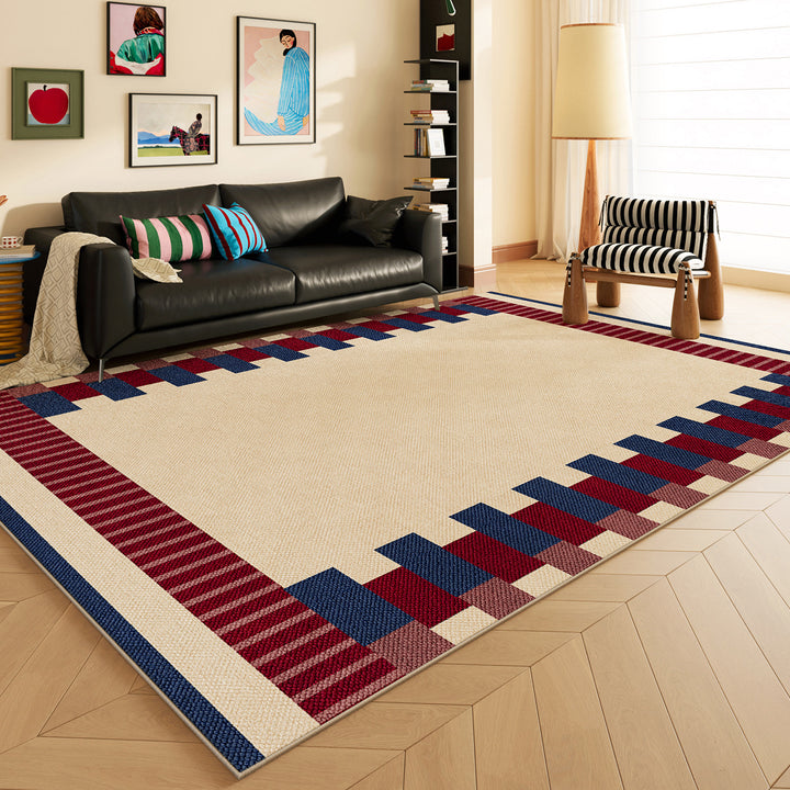 Soft Checkered Area Rug Kalsten