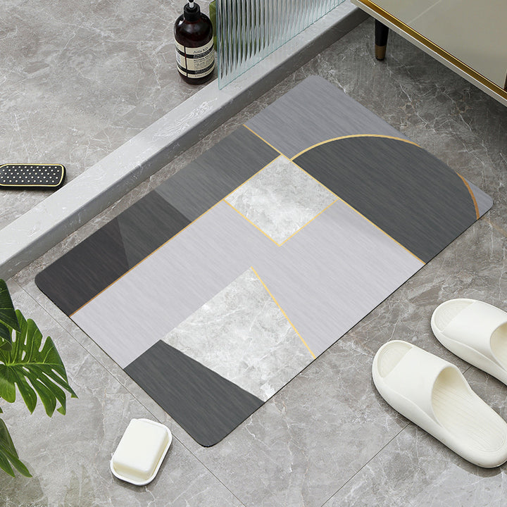 Modern Minimalist Bathroom Mat Kalsten