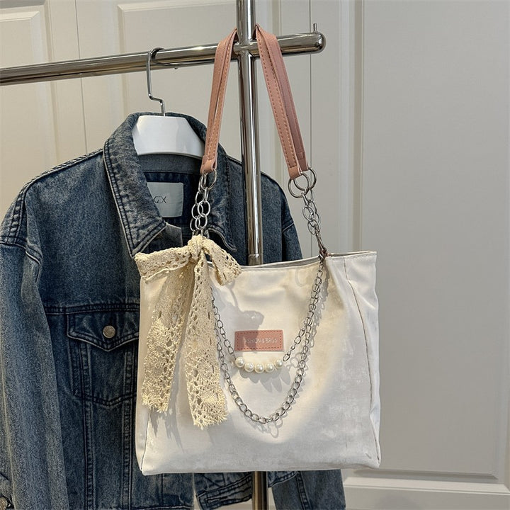 Elegant Chain-Detail Handbag