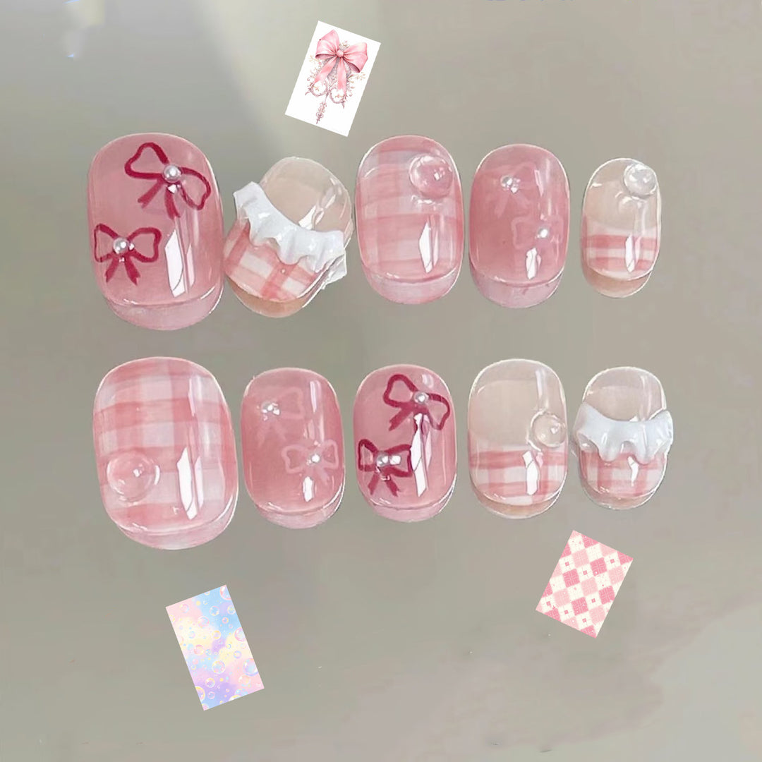 Charming Nail Art Press-On Set Kalsten