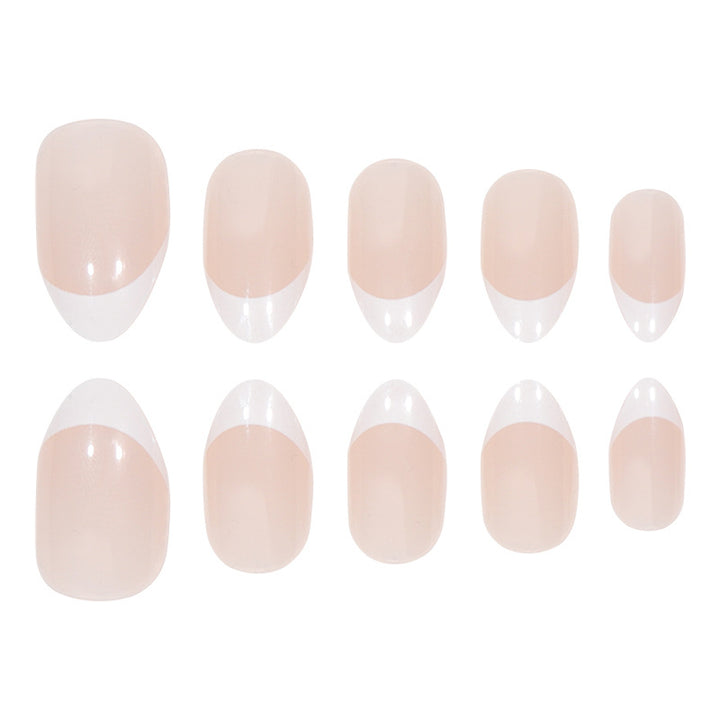 Elegant Stiletto Press-On Nails with French Tips Kalsten