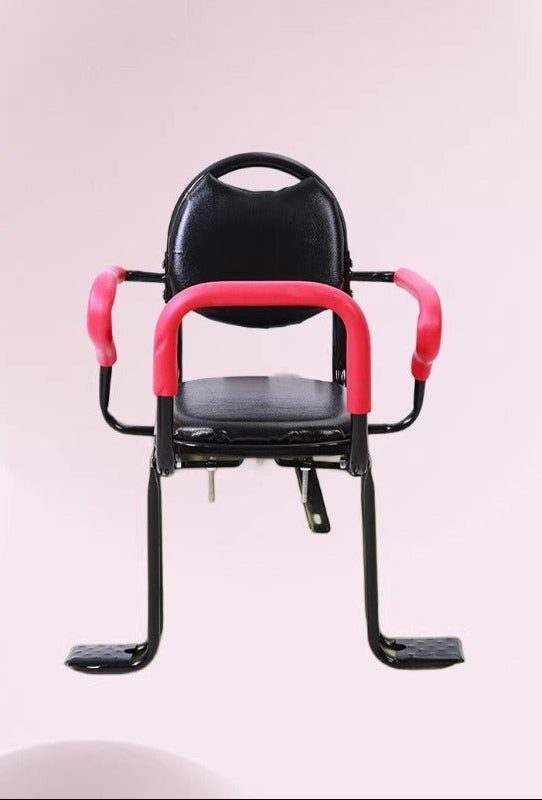 padded motorcycle passenger seat with backrest, armrests and foldable footpegs Kalsten