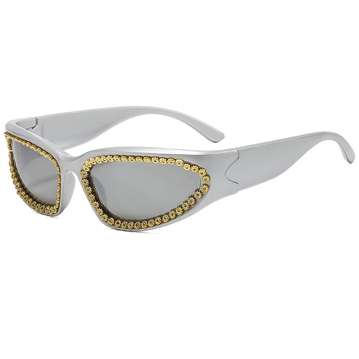 Women’s fashionable sunglasses with glamorous crystal frame Kalsten