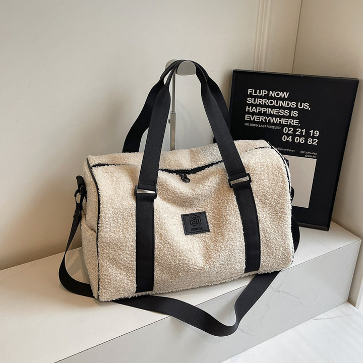 Cozy Fleece Travel Duffel Bag Kalsten