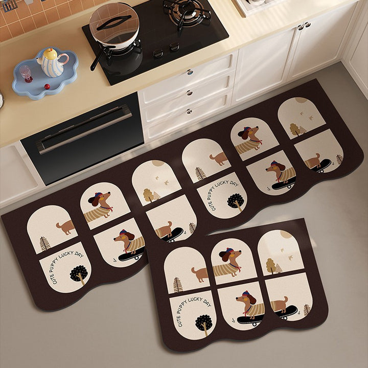 Funny Cat-Themed Kitchen Mat