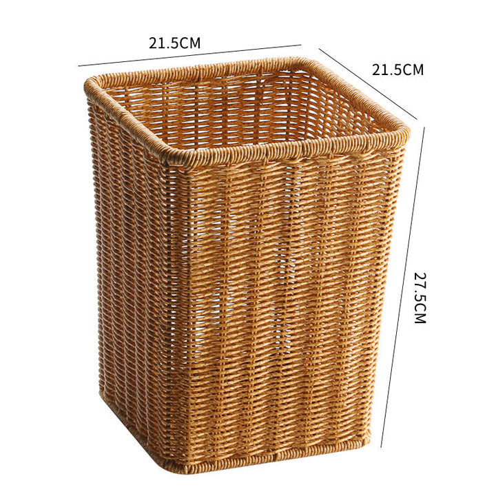 Handcrafted Wicker Waste Bin Kalsten
