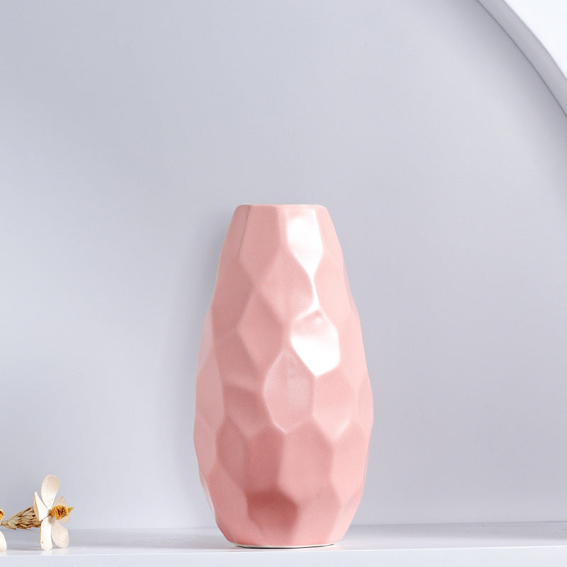 Unique Geometric Ceramic Vase Kalsten