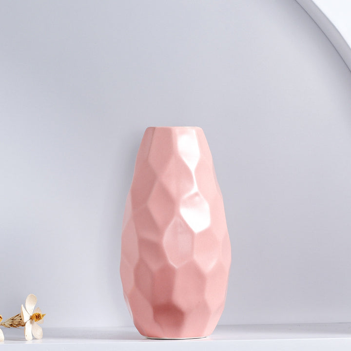 Unique Geometric Ceramic Vase Kalsten