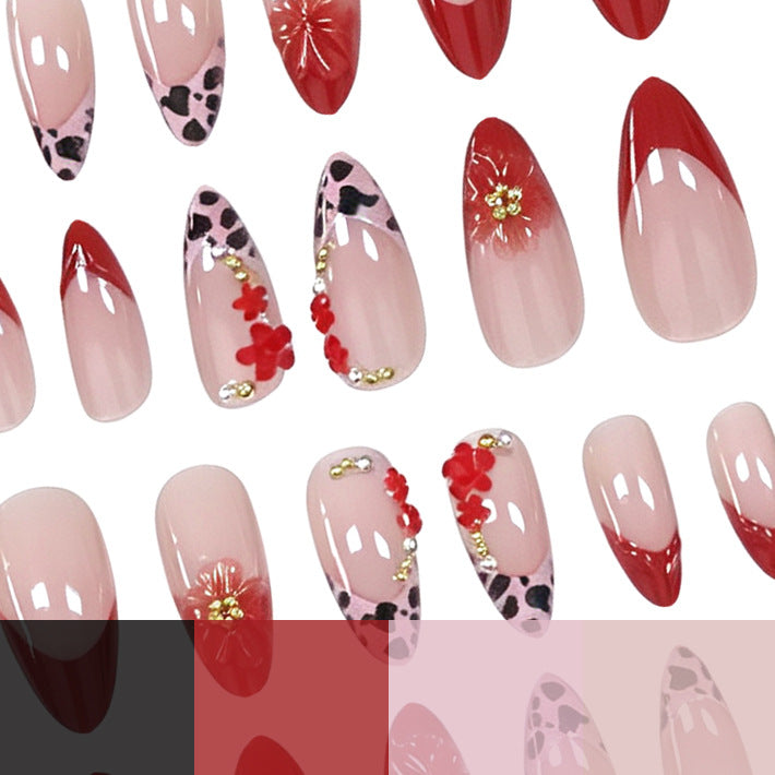Artistic Floral Nail Enhancements Kalsten