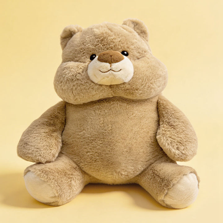Chubby Pig Plush Cuddler with Weighted Bean-Core and Ultra-Soft Faux Fur Kalsten