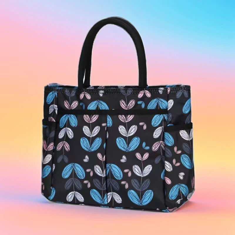 Multi-Pocket Candy Print Tote Bag Kalsten