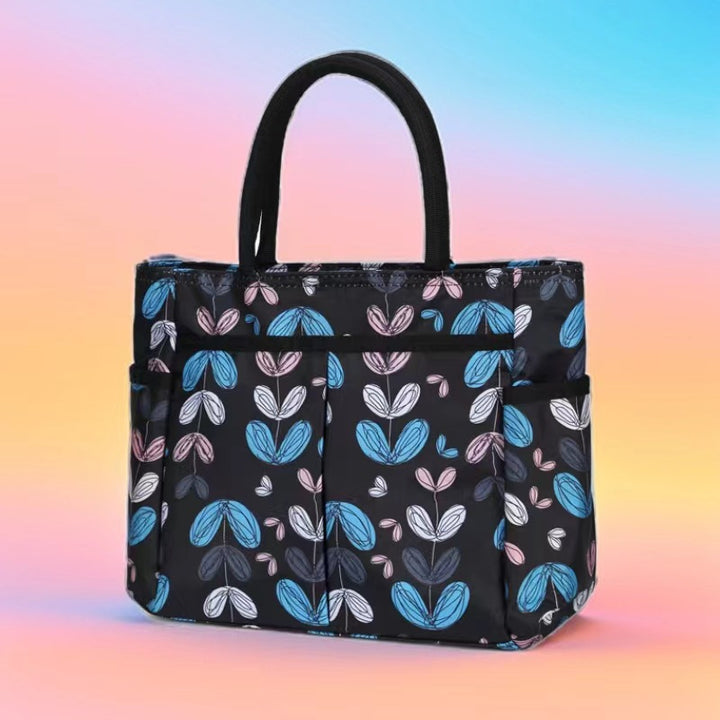 Multi-Pocket Candy Print Tote Bag Kalsten