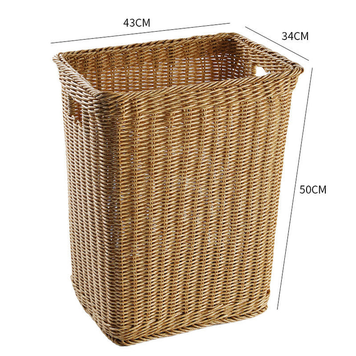 Premium Handwoven Wicker Storage Bin Kalsten