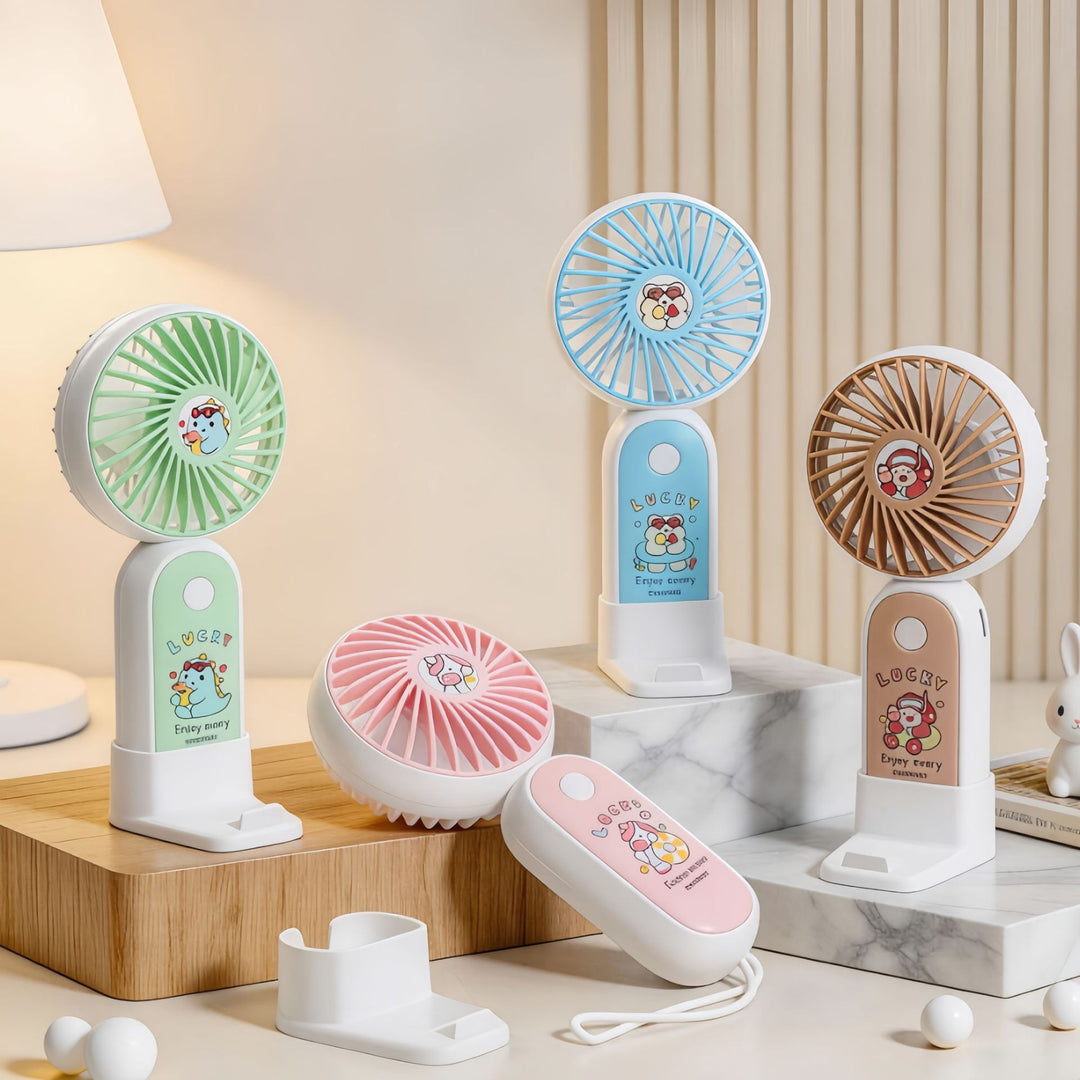 Ladies Portable USB Table Fan with Fun Design Kalsten