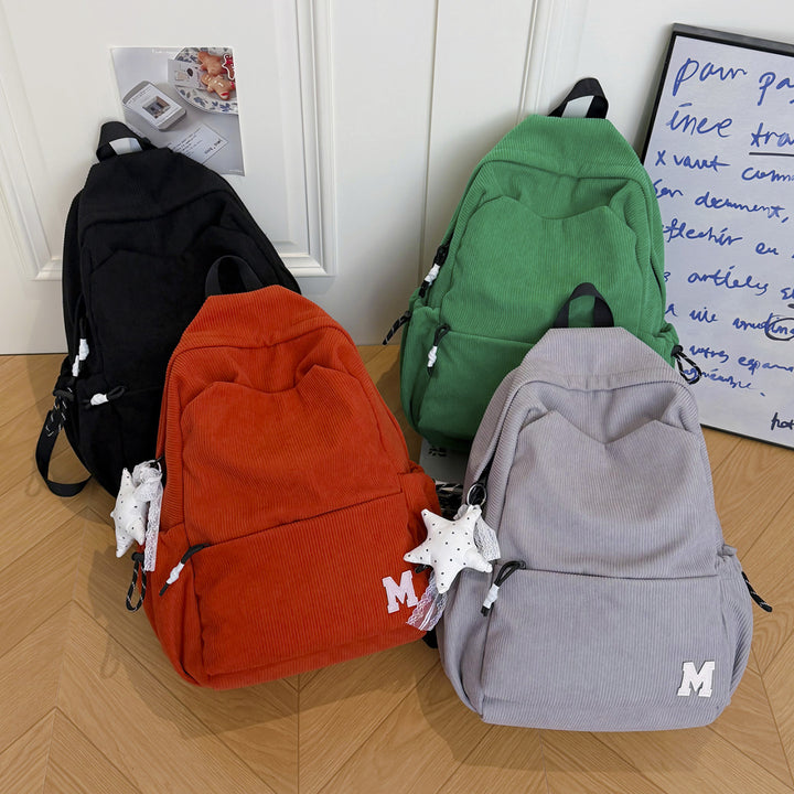 Corduroy Casual Backpack Kalsten