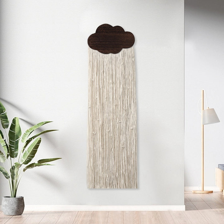 Macrame Wall Decor with Cloud Motif Kalsten