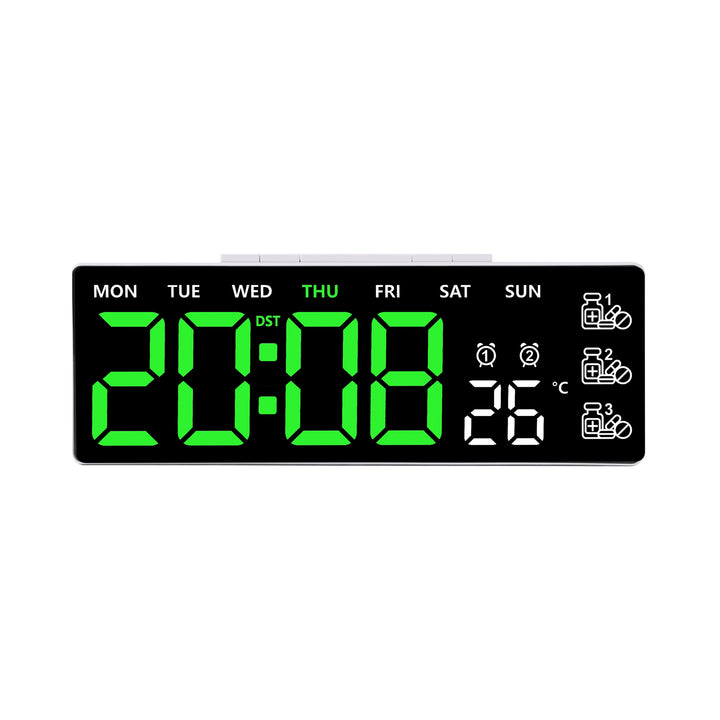 Digital Thermo Alarm Clock with Large LED Display Kalsten