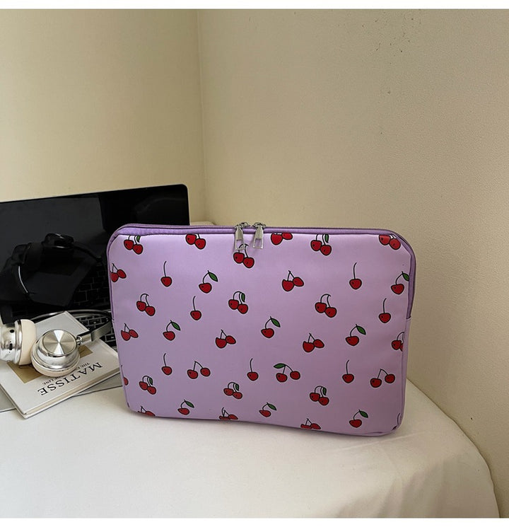 Playful Cherry Print Laptop Sleeve Kalsten