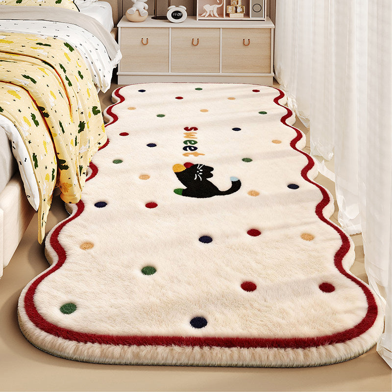 Plush Cartoon-Themed Area Rug