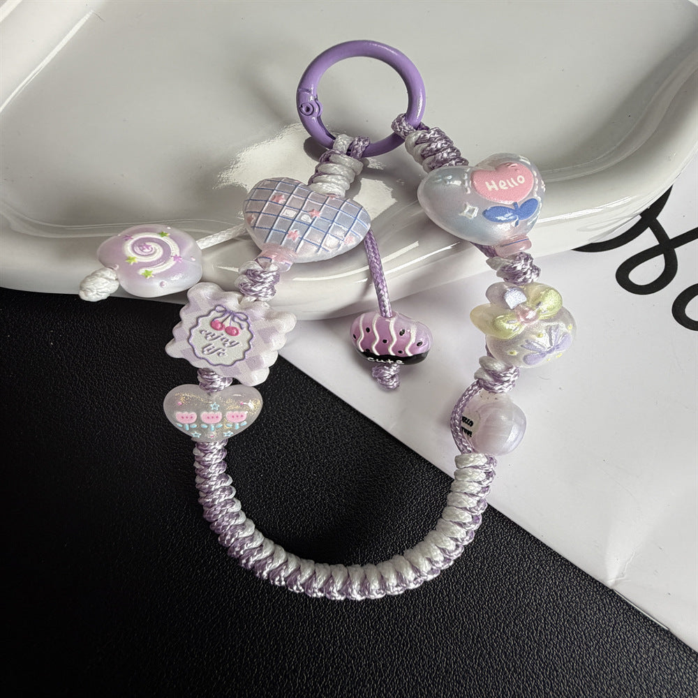 Playful Beaded Charm Phone Strap Kalsten 1790134944