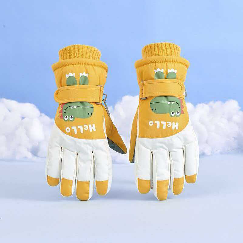Children's Fun Dinosaur-Themed Snow Gloves Kalsten
