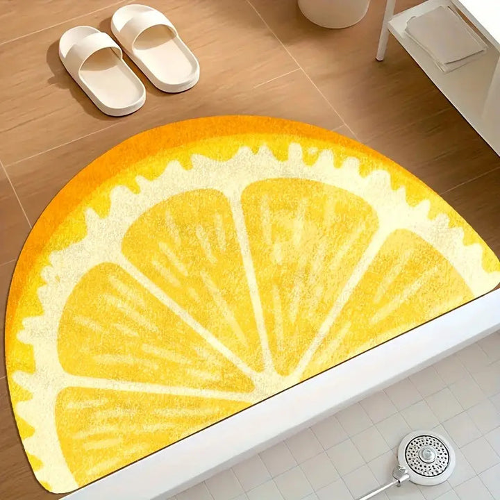 Lemon-Shaped Bath Mat Kalsten