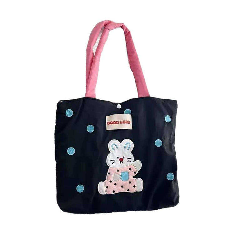 Cute Dog Embroidered Tote Bag Kalsten