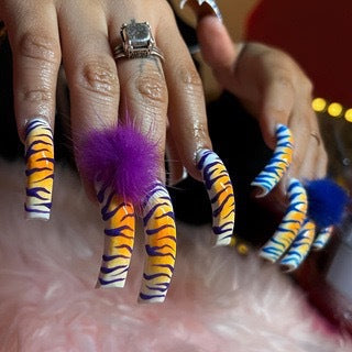 Exotic Animal Print Artistic Press-On Nails Kalsten
