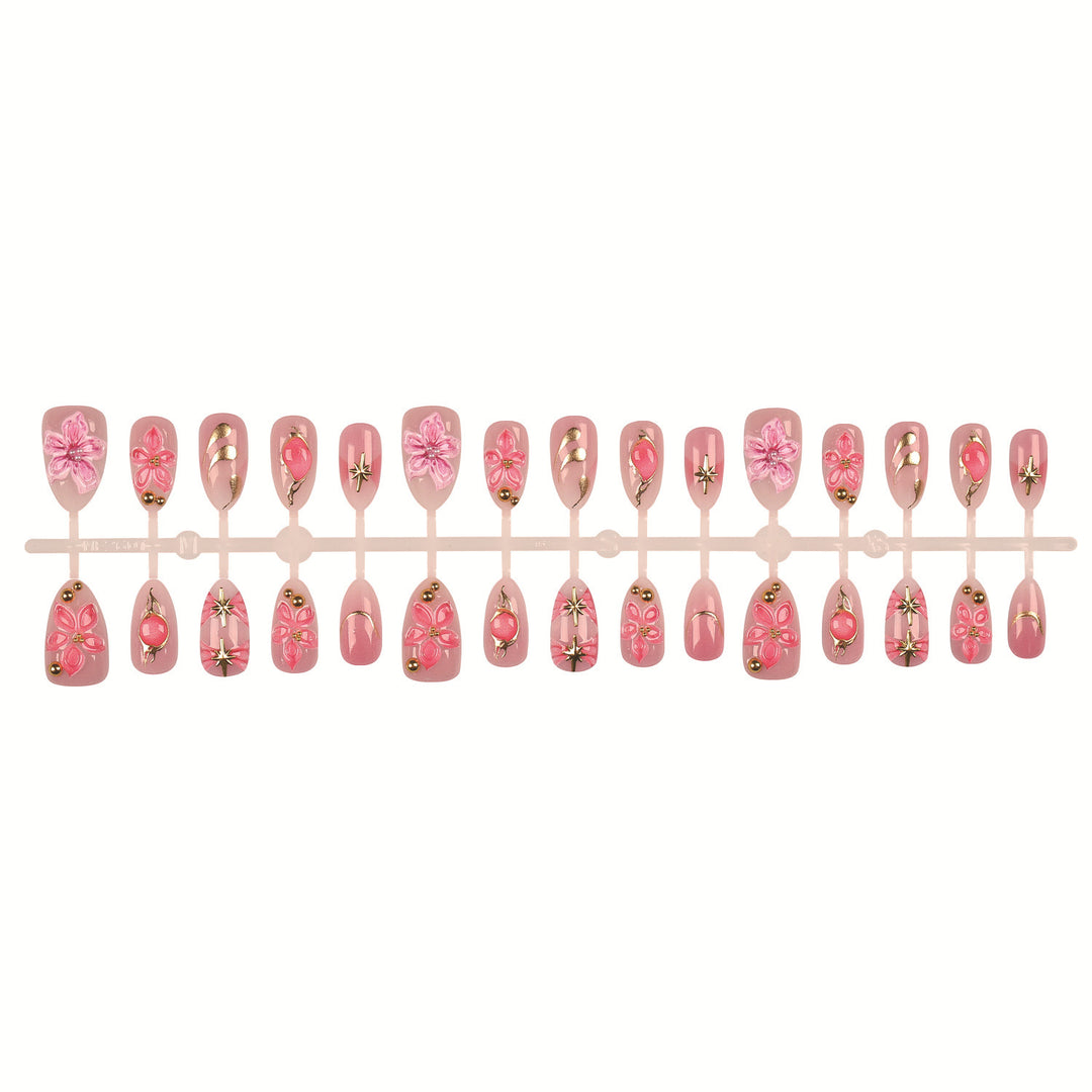 Decorative Floral Nail Art Set